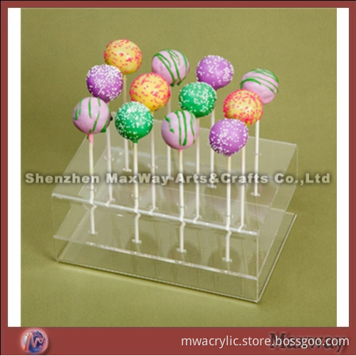 Clear Rectangle High Grade Acrylic Lollipop Stand Rack Display Holder